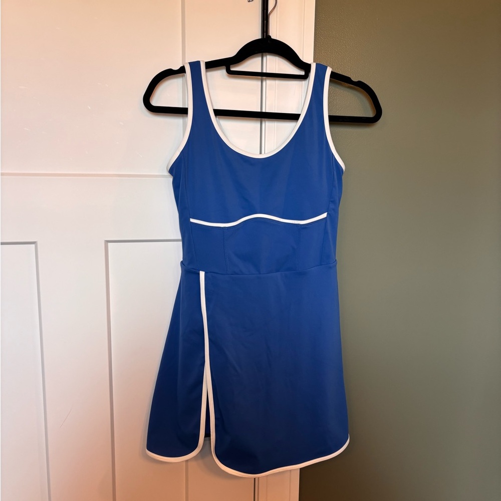 Blue Athletic Tennis Dress